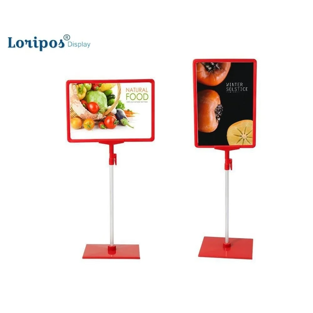 Supermarket Pop Advertising Shelf Top Poster Display Stand Rack A4/a5 Photo Frame Price Label Sign Billboard Promotions Rack