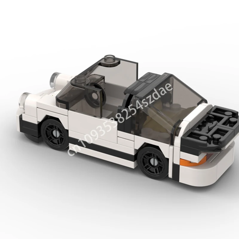 

83pcs MOC Mini Porschess 911 Turbo Targa Building Blocks Kids creativity Christmas toy Gift Logical thinking up Children