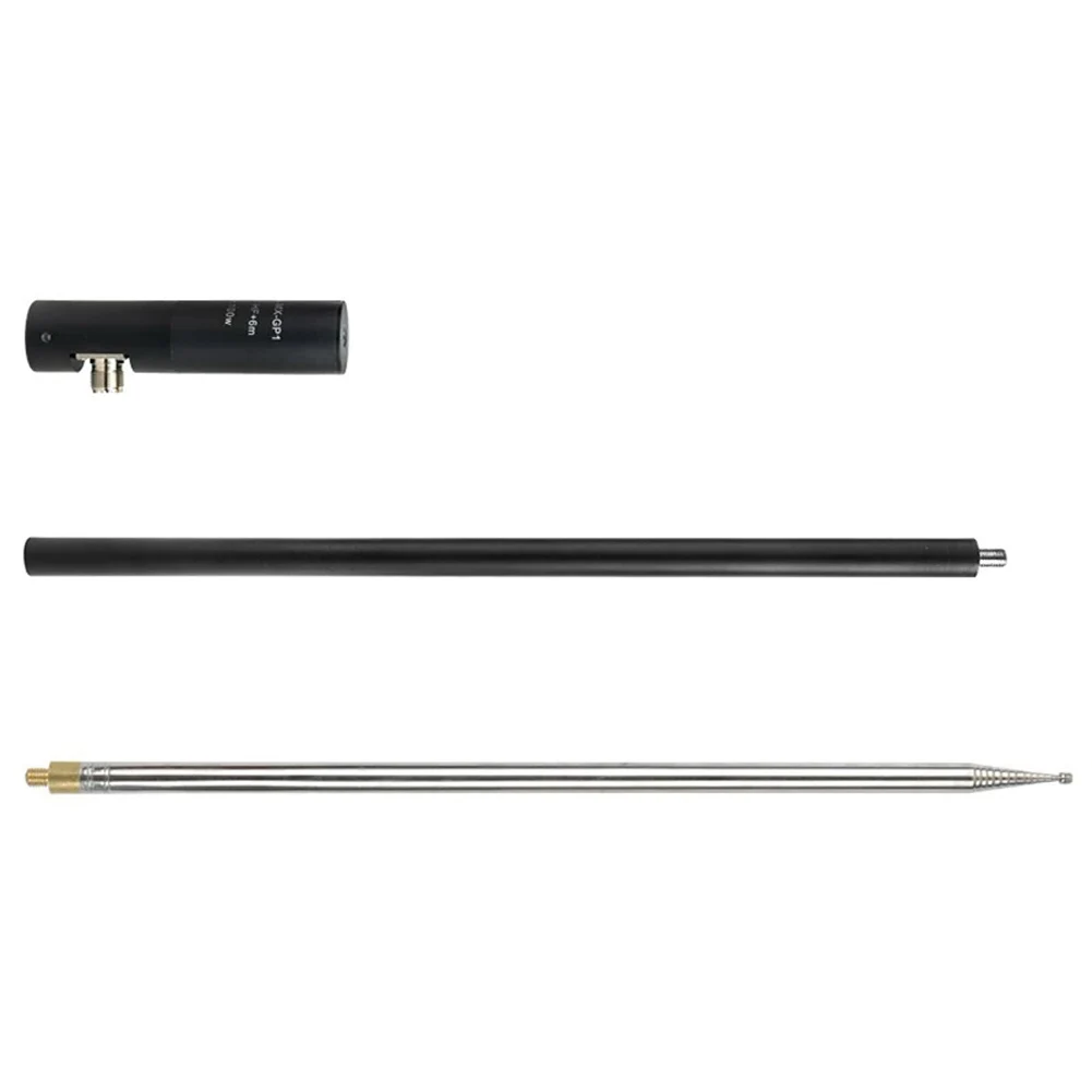 

100W Antenna HAM Radio Antenna Efficient Tuning Ground Nail For Installation M Base RF Interface Aluminum Alloy Material