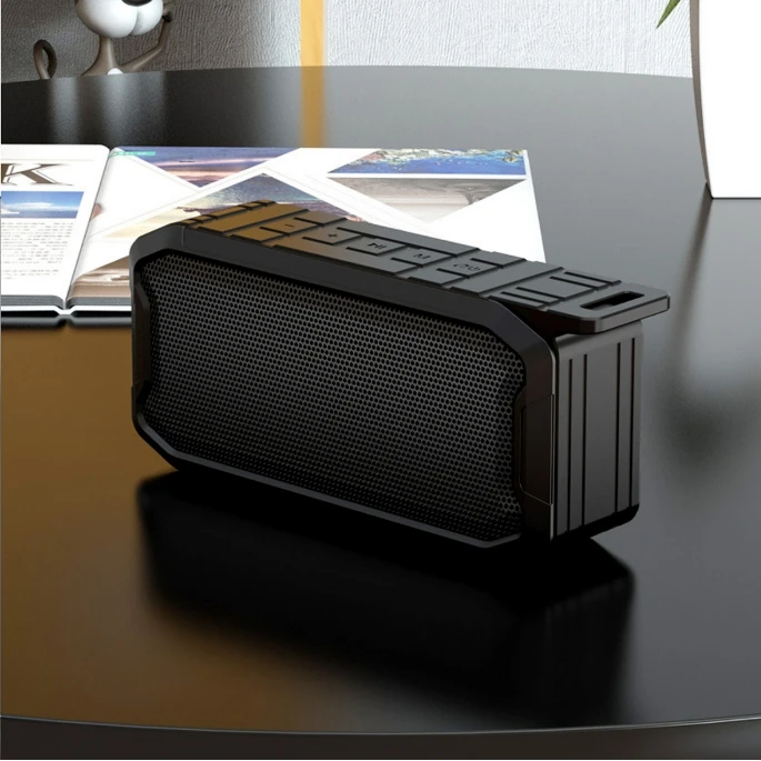 

Wireless Bluetooth Speaker IPX7 Waterproof - Portable Outdoor Speaker with TF Card Support, TWS Stereo Pairing, Lanyard, HD Bass