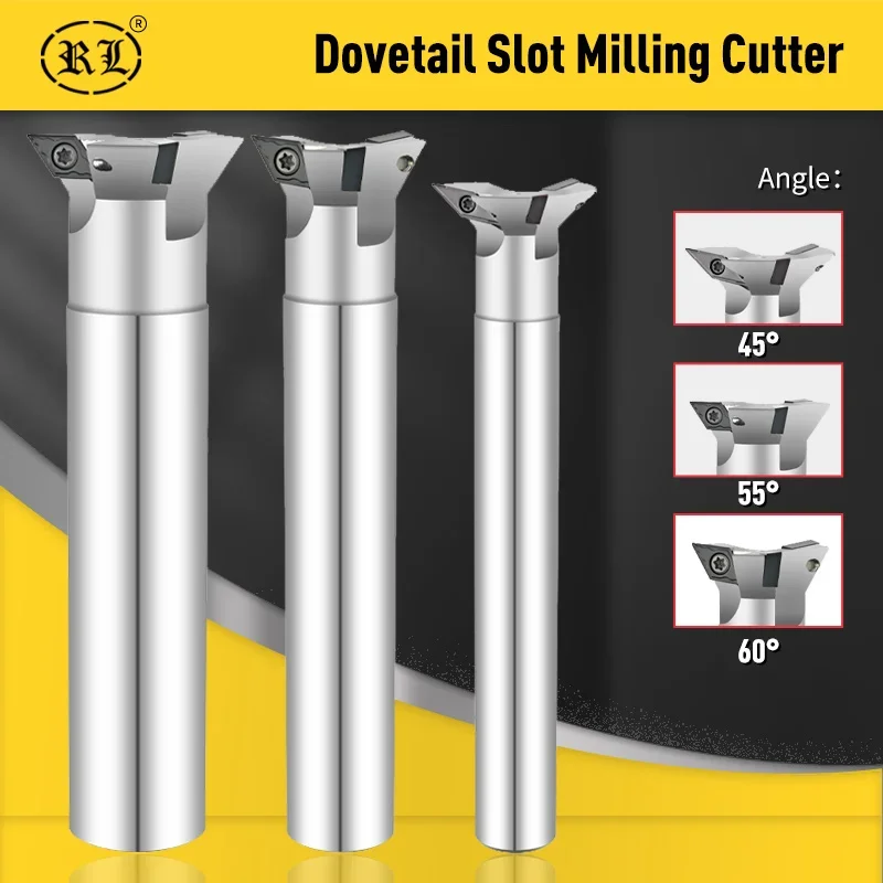 Rl Dovetail Milling Cutter Arbor Yw60 Yw55 Yw45angle Milling Cutter V Groove Milling Cutter Cnc Machine Tool Free Blade