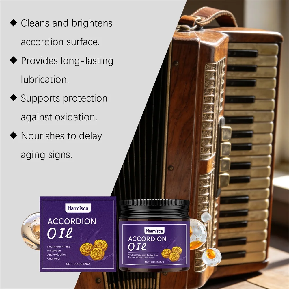 Musical Instrument Care Oil,Wood Instrument Maintenance Kit,Rosewood-Ebony Cleaner,Deeply Nourishes & Prevents Wood Cracking