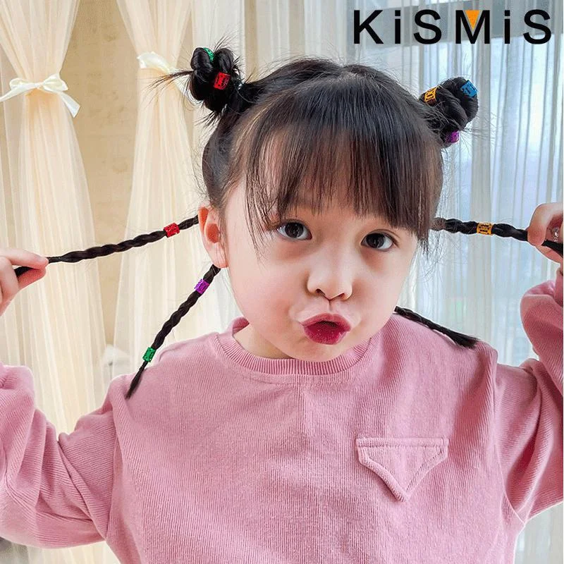 50 Pcs Kids Teens Braided Hair Clips Set Styling Tools for Hip Hop Hairstyles Accessories Hair Buckle Clips
