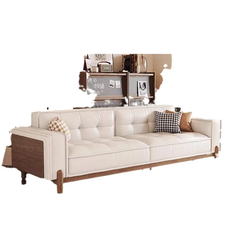 

American style, retro style, small and medium size, living room, sofa, double, light luxury