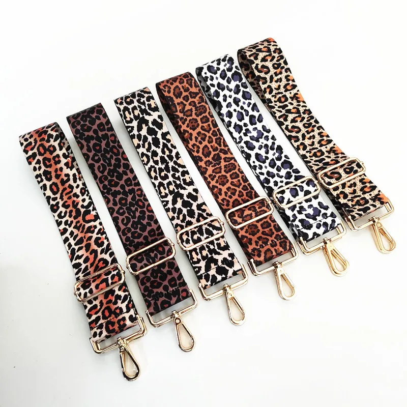 Women\'s Bag Replacement Belt for Bag Luggage Accessories One Shoulder Crossbody Leopard Print Strap 5cm