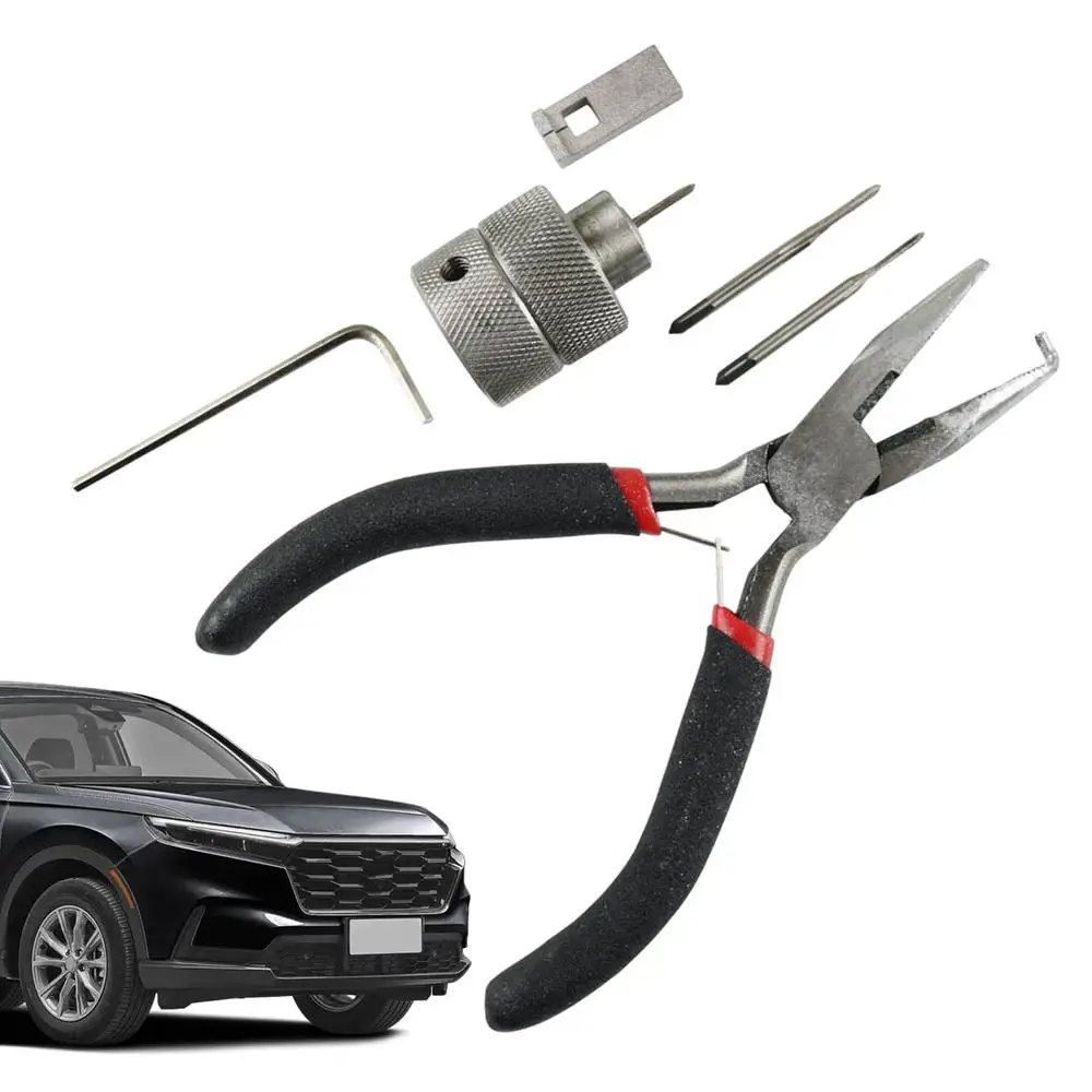 Für Honda Zündung Auto Lock Pin Removal Extractor Reparatur Tool Kit Peg Puller Box Zündung Lock Dübel Pin Removal Tool Kit Reparatur – Detail 8
