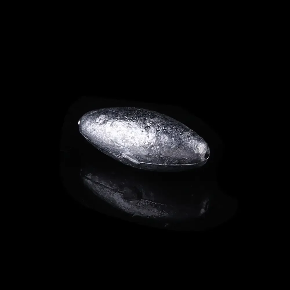 5 قطعة 3/5/8/10/15/20/30/40 جرام الزيتون على شكل الصيد ثقالة الرصاص سقوط وزن إضافي افتتاح الفم خط الغطاسون هوك موصل #3