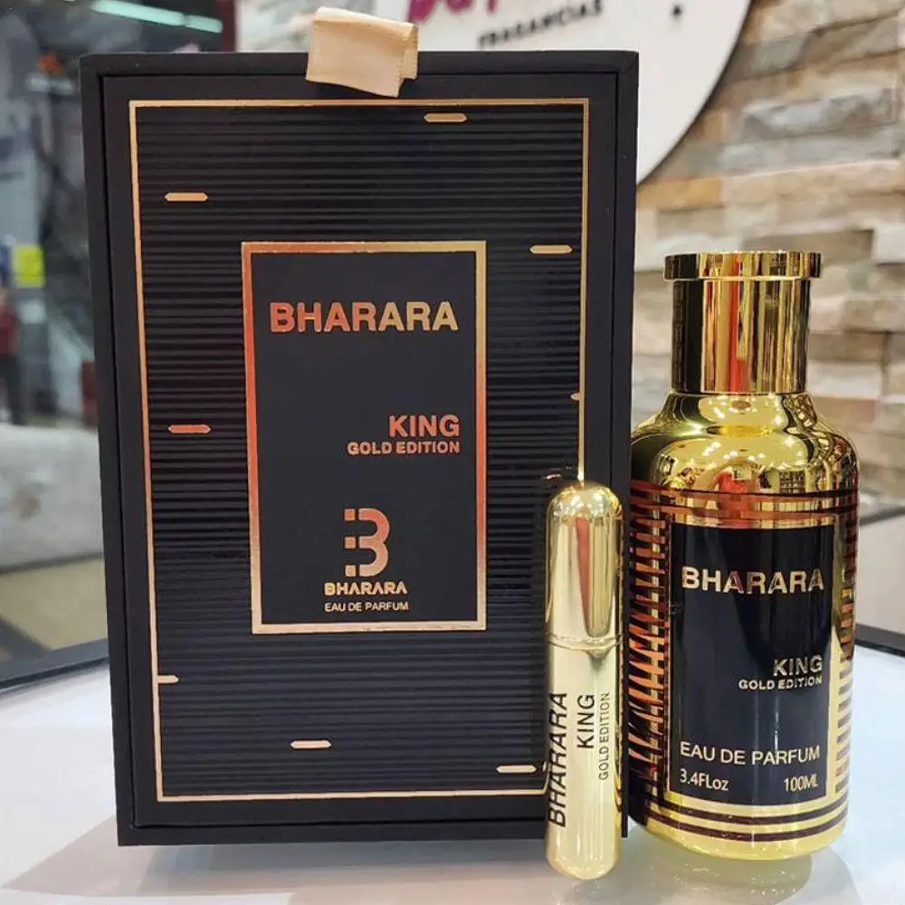 

Original Arab Perfumes Bharara King Gold Eau Parfum Long-lasting Fragrance For MEN's Cologne Eau De Parfum Spray For Man