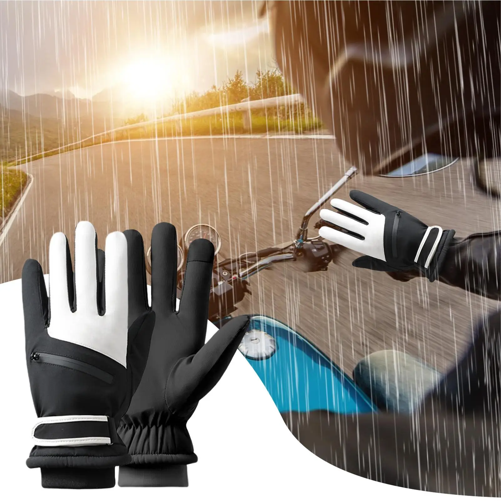 

Ski Gloves Women Thick Touchscreen Cycling Mittens Winter Gloves Warm For Biking Sporting Driving Skiing Women Men Outdoor