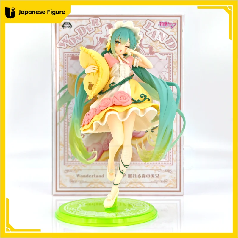 bandai-21cm-hatsune-miku-anime-figure-fairy-mirror-sleeping-beauty-peripheral-figures-car-ornaments-model-decoration-toys-gift