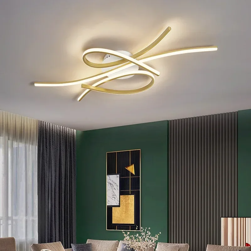 

Modern LED Ceiling Light For Living Dining Bedroom Study Hotel Aisle Ceiling Chandelier Interior Home Decor Light Fixture Luster
