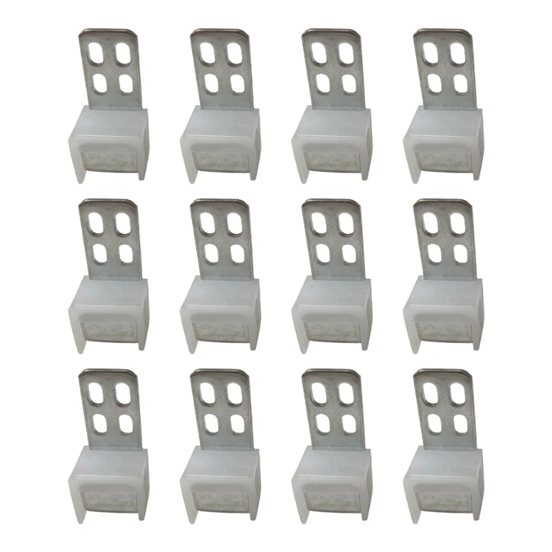 12Pcs Sofa Spring Fixing Clips Fastener Stainless Steel Car Spring Buckle