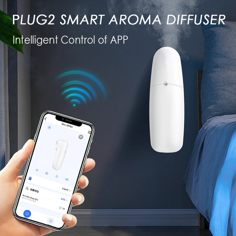 

Диффузор аромата, умный увлажнитель воздуха, настенный подключаемый рассеиватель аромата в отеле, машина с управлением через приложение BT