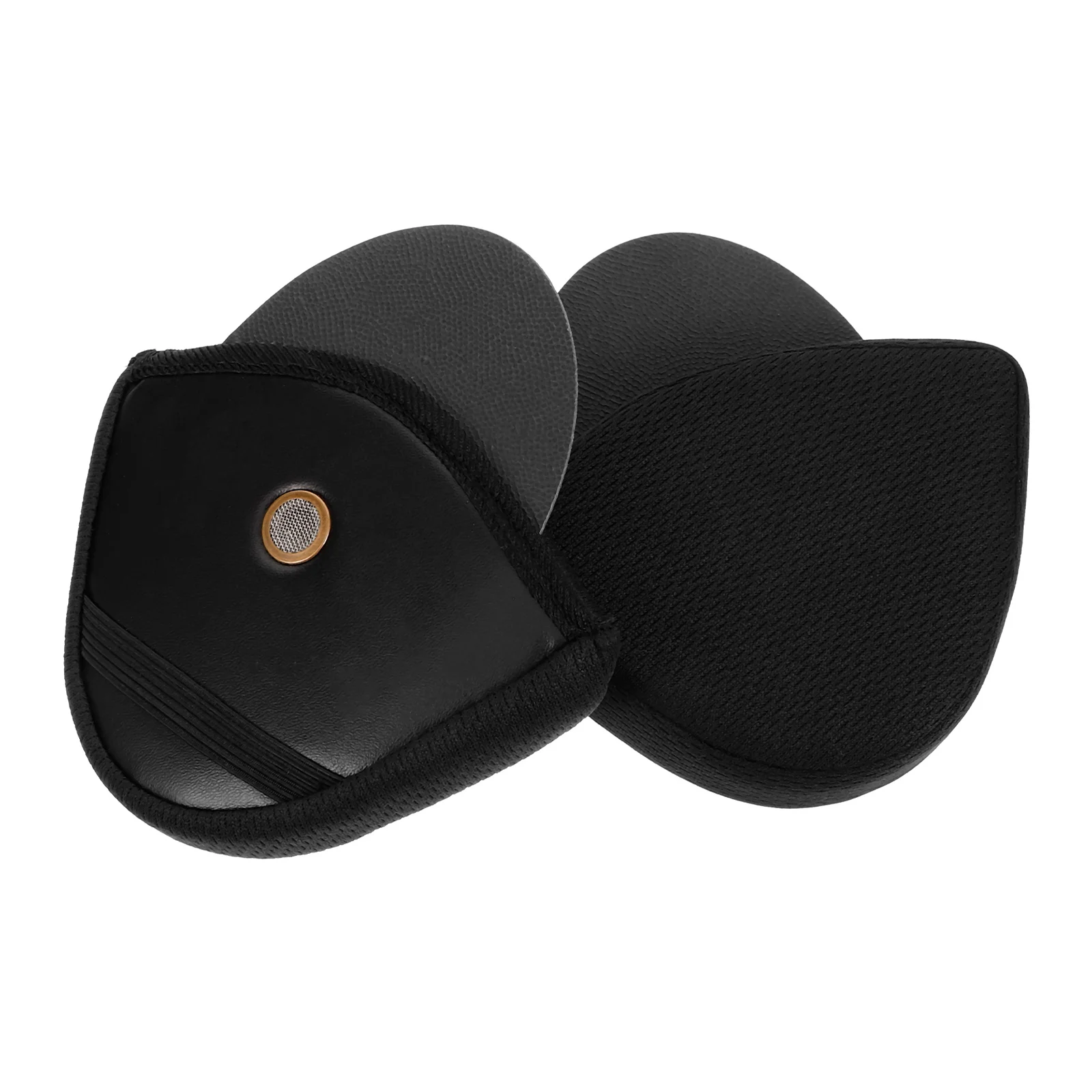 

Ear Pads Kids Black Warm Detachable Motorcycle Accessories Cyclist Covers Wind Proof Cotton Soft Universal Fits