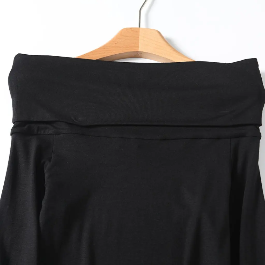 

ZFC-9753 Women's Knitted T-shirt Korean Style Long Sleeve Slim Fit Autumn Fashion South French Temperament Wholesale