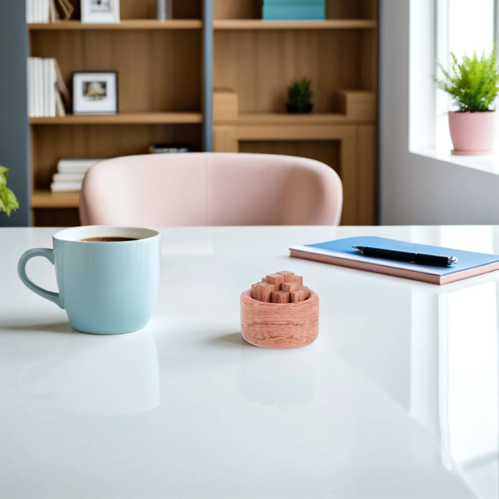 

Natural Wood Diffuser Essential Oil Aromatherapy Air Freshener Home Decor Stress Relief Relaxing Scent Enhancer