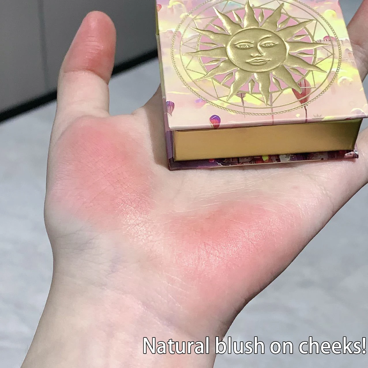 أحمر خدود من طين الشمس، لون سهل، كريم تفتيح طبيعي الأبعاد، كريم تشبع منخفض، أحمر خدود يدوم طويلاً، مكياج تجميل للوجه #4