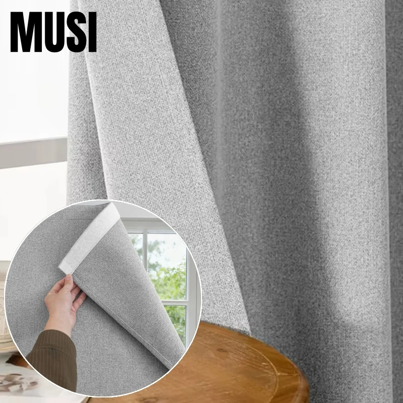 

Portable Magic Window Insulation Curtain, Thick Blackout Thermal Cover,Heat Control Sun Blocking Privacy Curtain for Home Decor