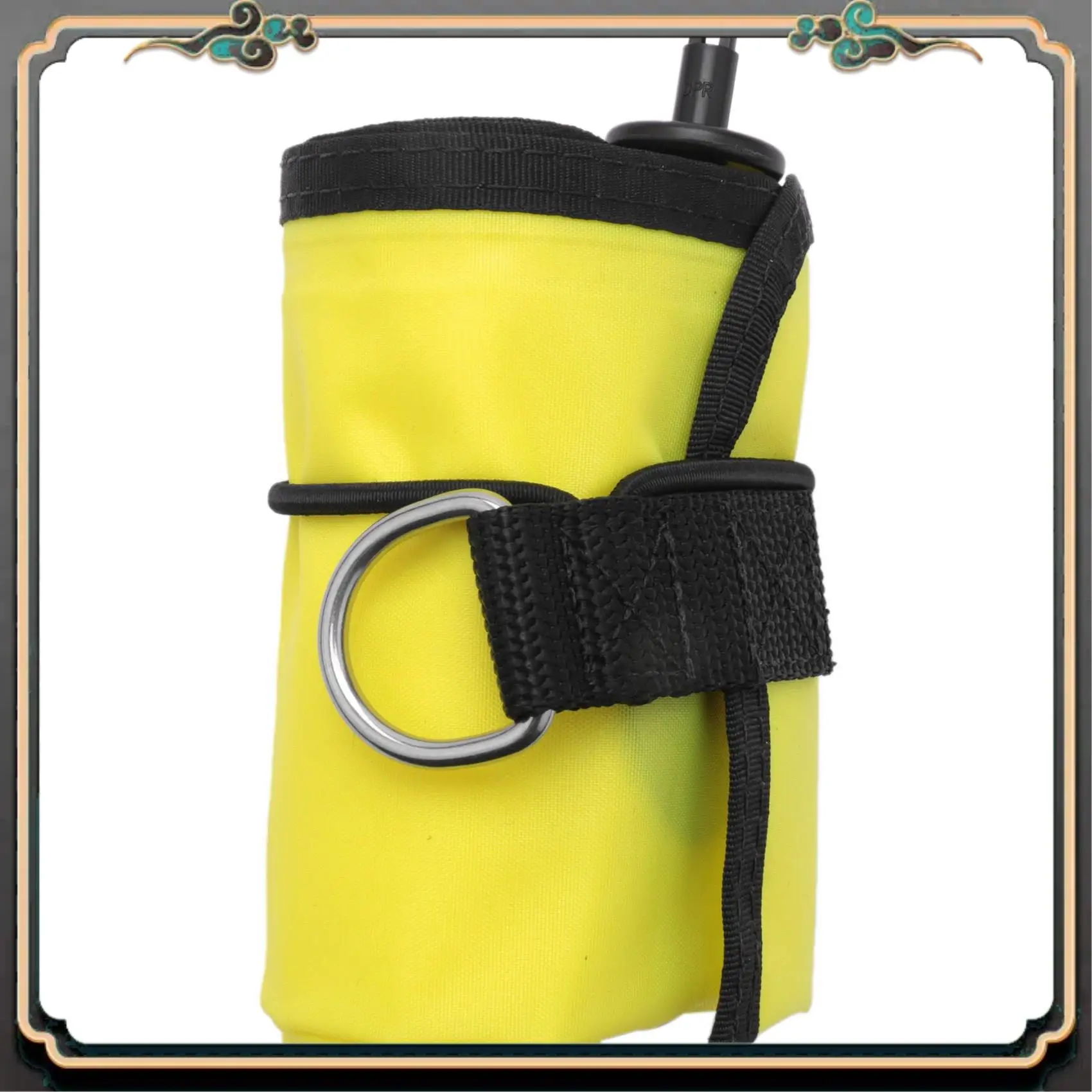 

Premium 2X 1M Scuba Diving Inflatable SMB Surface Signal Marker Buoy Visibility Float Signal Tube Sausage,Yellow