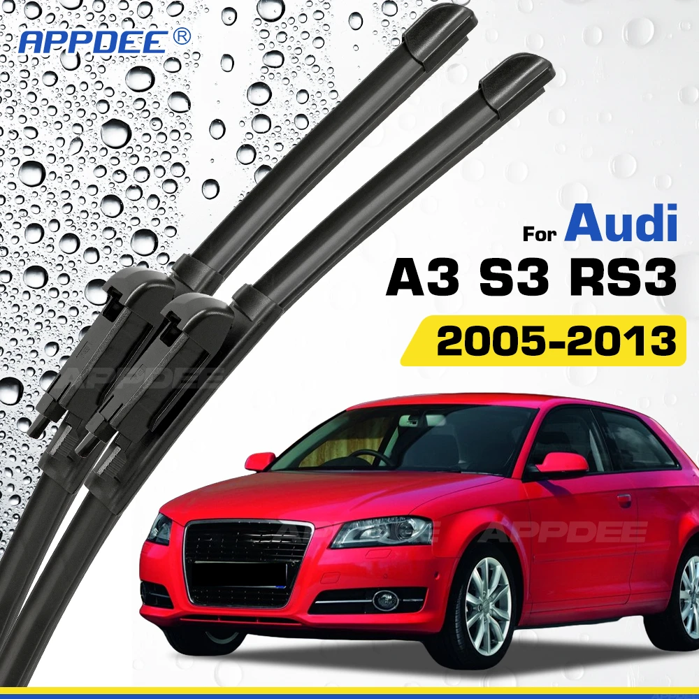 

APPDEE для Audi A3 S3 RS3 2005-2013 силиконовые и резиновые щетки стеклоочистителя передние щетки стеклоочистителя лобовое стекло щетки