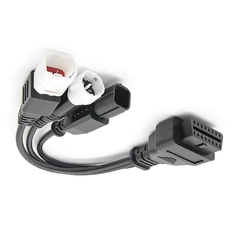 

3Pin 4Pin for Yamaha 6Pin for Honda to 16Pin OBD2 Extension Cable Male to Female Motorcycle Diagnostic Connector