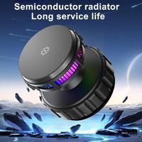 15W Fast Wireless Charger Mobile Phone Holder Magnetic Car Mount With Mood Light For Magsafe IPhone Car Charging Stand