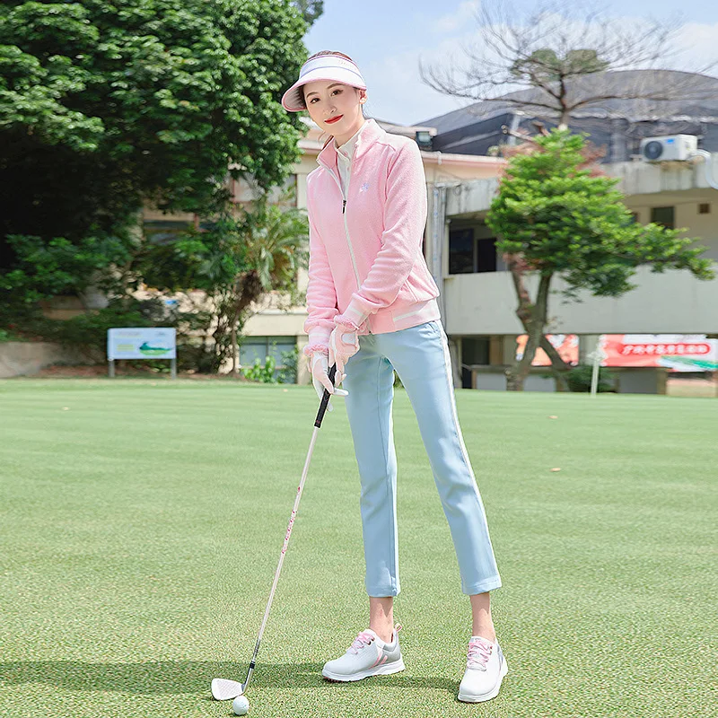 Golf clothing for women autumn and winter outdoor sports jacket single layer windproof stand collar golf women's clothing windbr