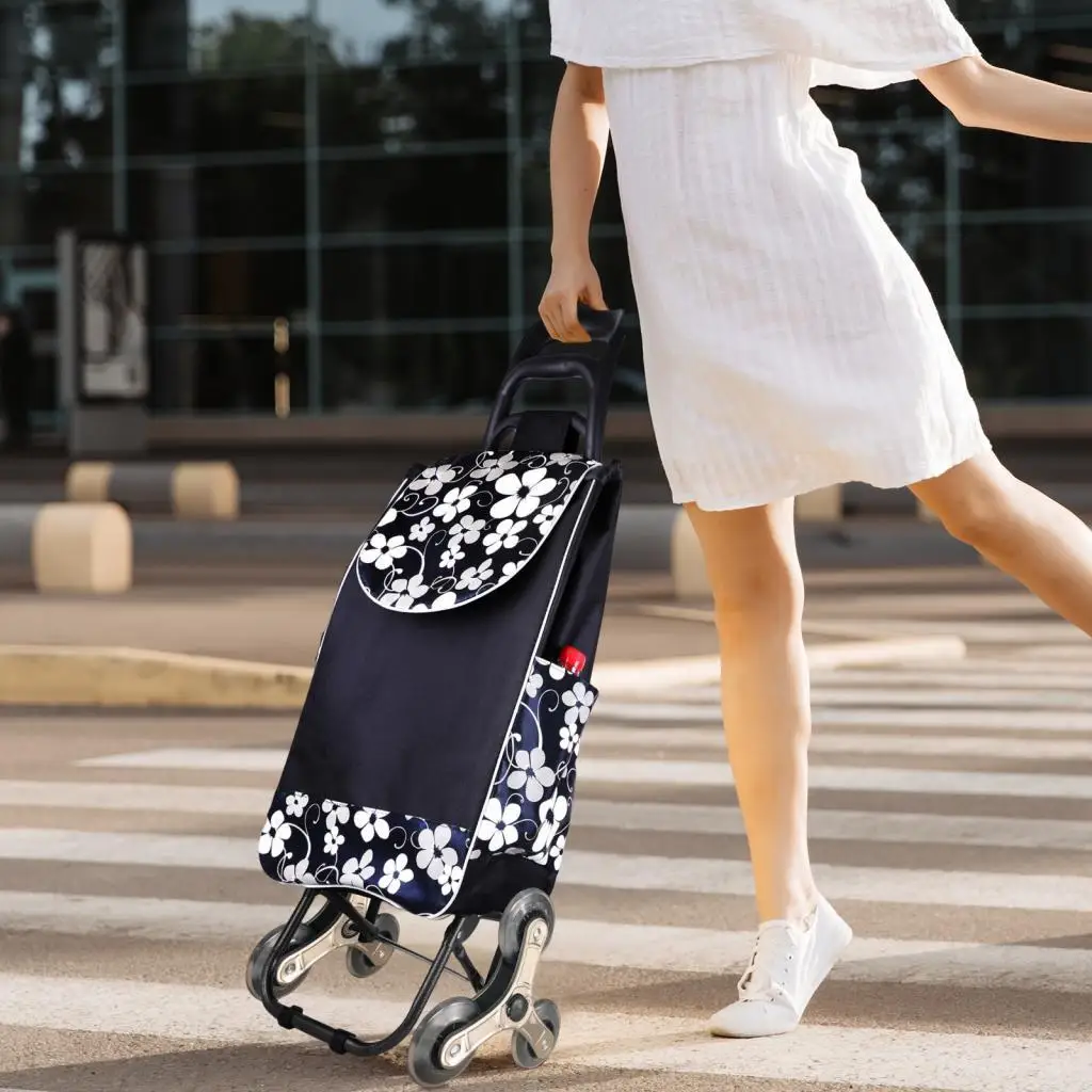 Large Shopping bag Foldable Shopping Hand Cart for Utility Cart Fold up Hand Truck