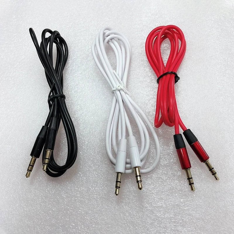 

3.5mm Jack Aux Audio Cable Male to Male Car Aux Cable Gold Plated Auxiliary Cable for Car / Phones / Media Players