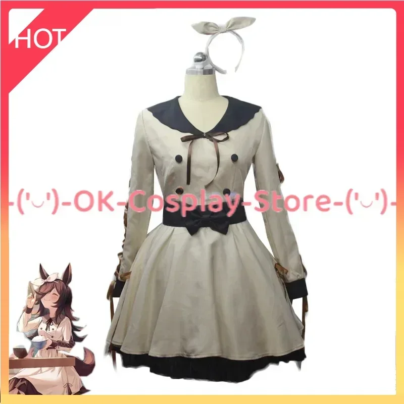 

[Custom Made] Game Pretty Derby Rice Shower Cosplay Costume Women Fancy Party Dress Halloween Carnival Uniforms Anime Clothing
