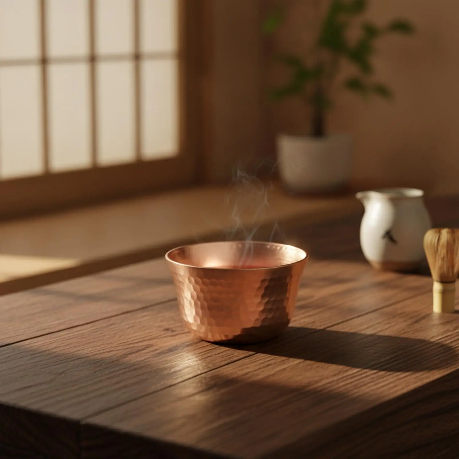 Small Copper Drinking Cup Compact 60 Ml Copper Cup Handcrafted Drinkware for Home Kitchens, Tasting Portions, Espresso Pours
