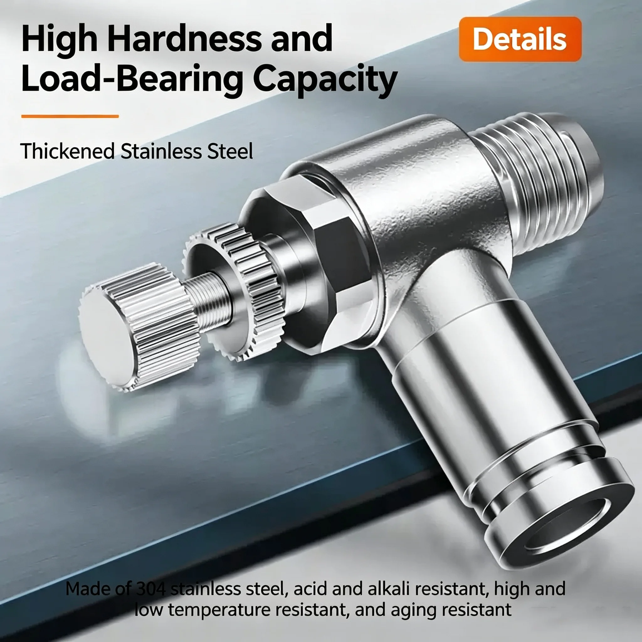 Stainless steel 304 quick plug adjustment gas adjustment speed adjustment pressure adjustment throttle valve SL control switch j