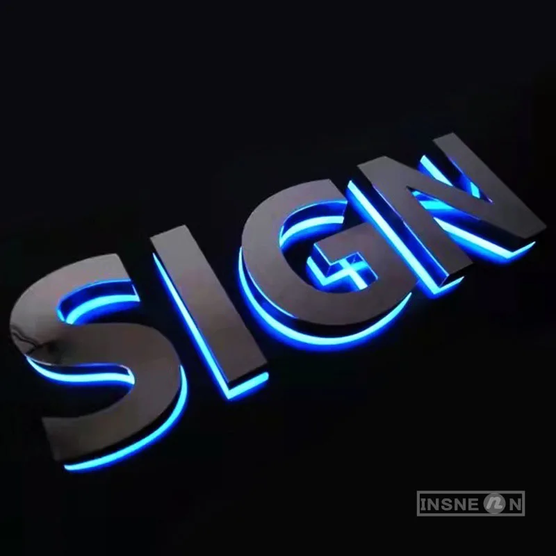 3d Acrylic Letters LED Light Character Outdoor Corporation Retail Shop Office Illuminated Led Signage