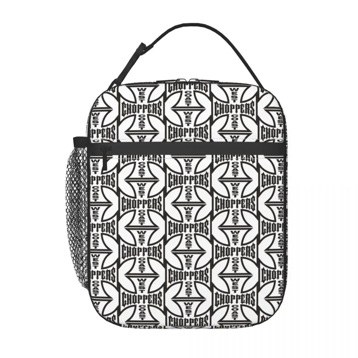 The West CHoPPerS CoaSt Motorcycles Factory Merch Insulated Lunch Bag for Women Kids Portable Food Boxes Thermal Lunch Box Tote