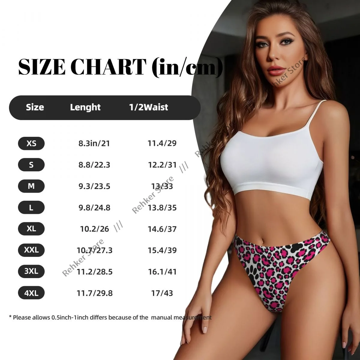 Majtki damskie Leopard Skin Cat Paw Bielizna Seksowne stringi Bielizna G-Strings