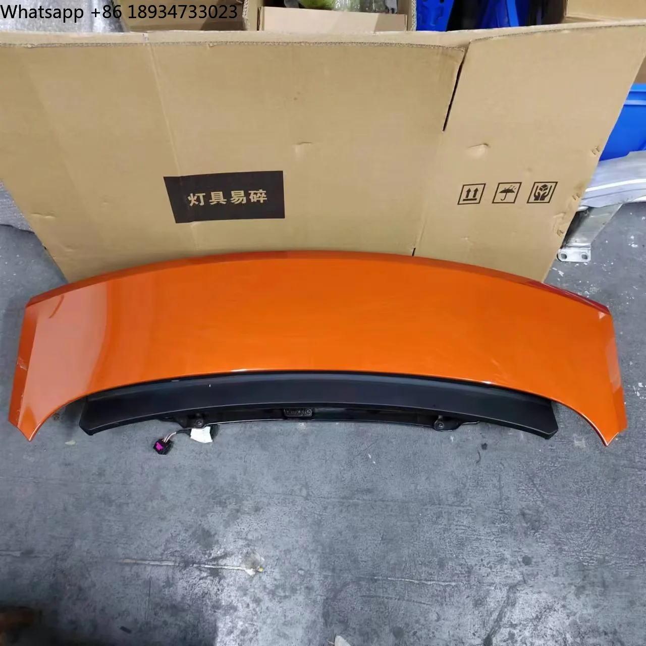 For Rapid Delivery Original Used 2018 971.1 porsche Panamera Accessories 971 Turbo Rear Spoiler