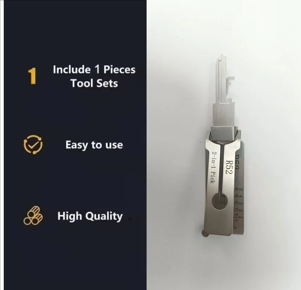 

R52 Ключ-декодер, крючок, инструмент, ручной инструмент, прецизионный инструмент из нержавеющей стали, комплект уплотнительного кольца, ремонтный комплект для обслуживания