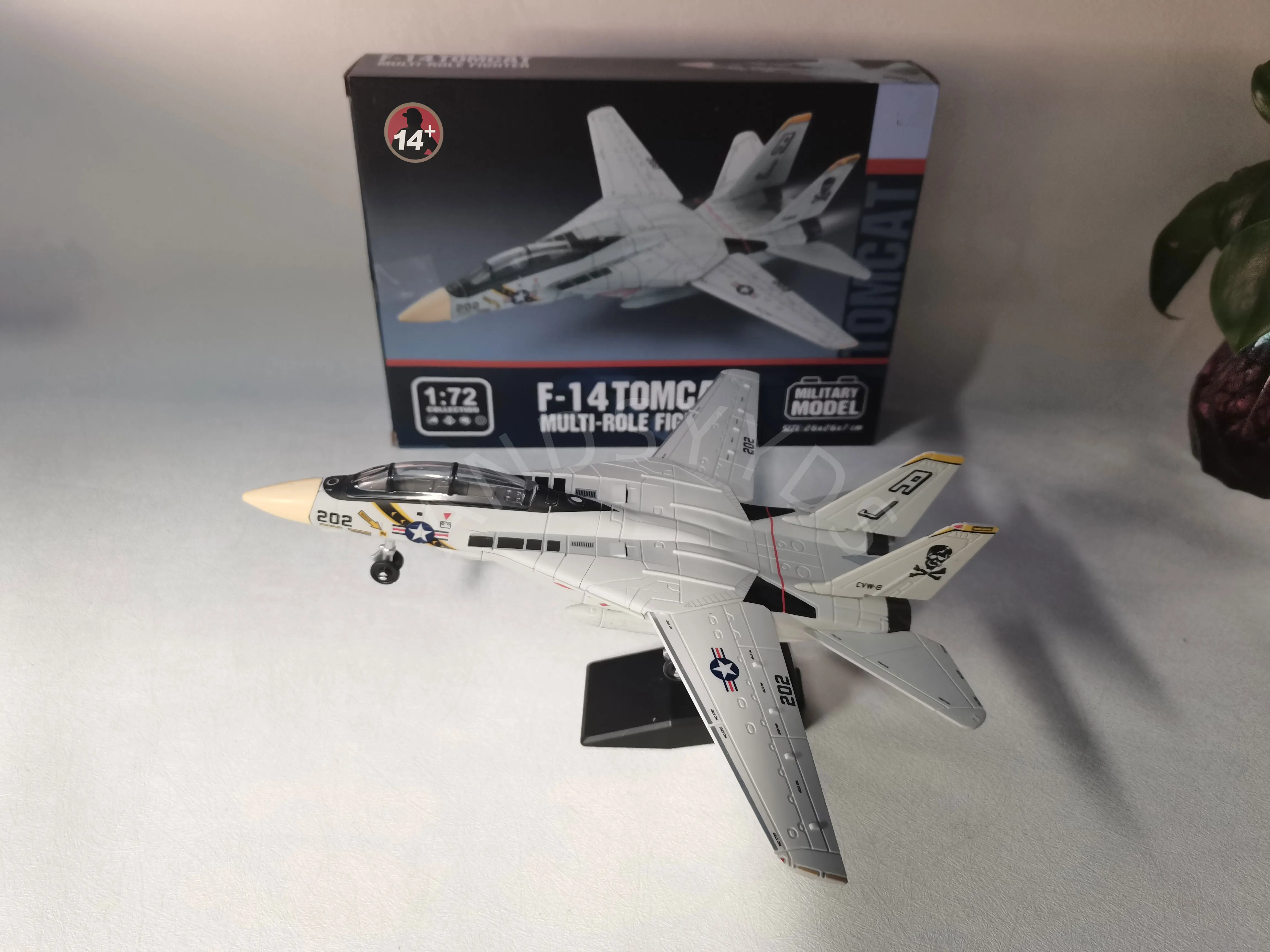 

Fighter Model Diy Assemble Collection F14 Assembled Model Building Blocks Fighter Aircraft Assembled Puzzle Offices Living Room