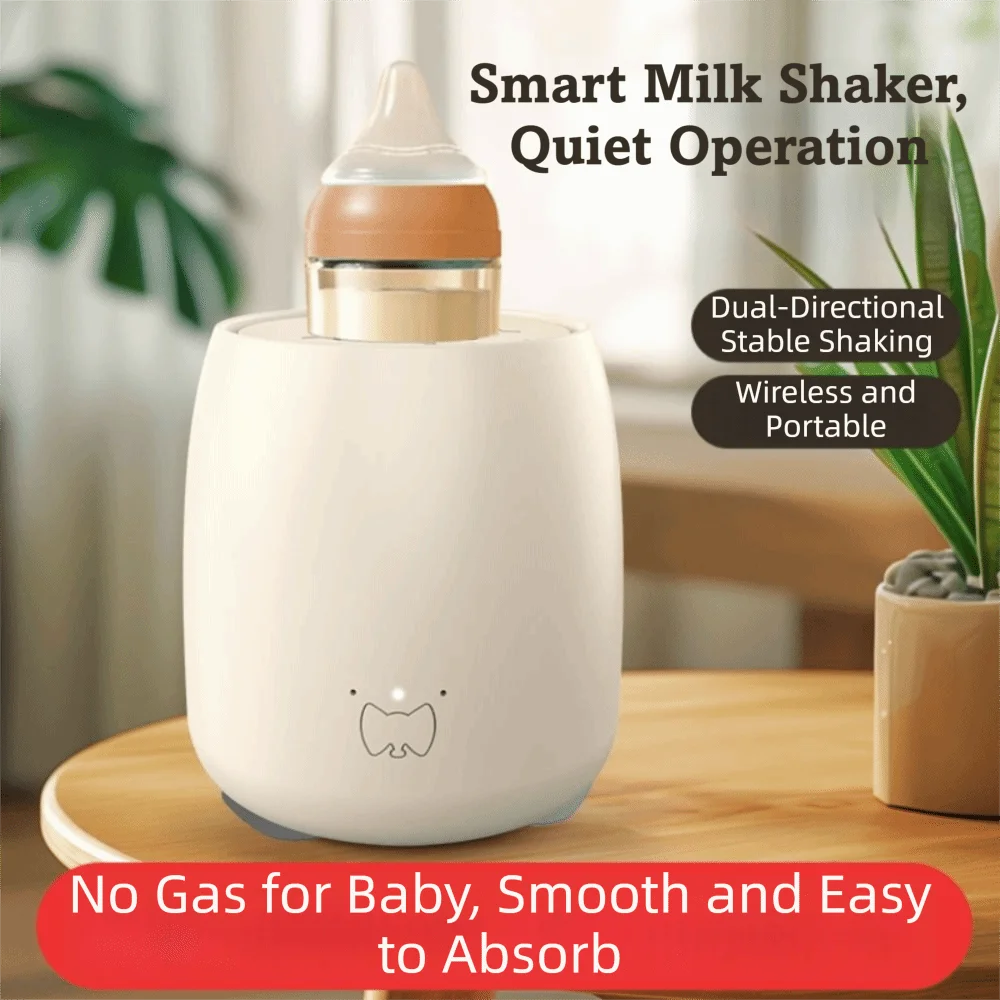 3 Speed Automatic Electric Milk Shake Uniform Blending Easy Clean Electric Milk Bottle Shake Efficient Rotation