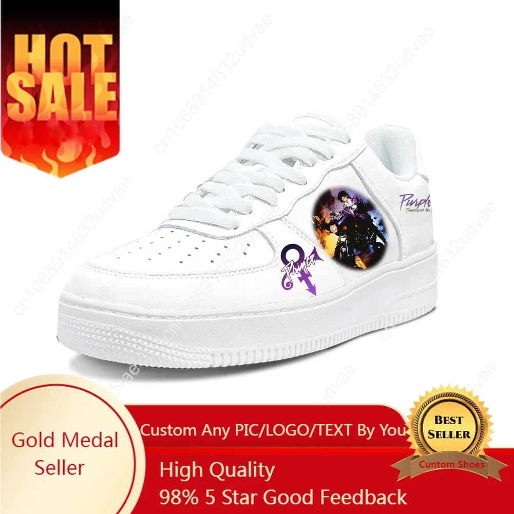 

Prince Rogers Nelson Casual Shoes Platform Shoe Sneakers Mens Womens Teenager Flats Custom Made Sneaker 3D Kateboarding Footwear