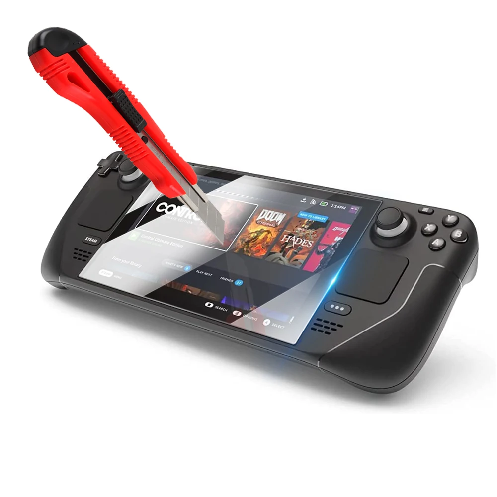 1/3 Stück Schutzglas gehärtetes Glas Displayschutzfolie für Ventil Steam Deck Steamdeck Zubehör Film