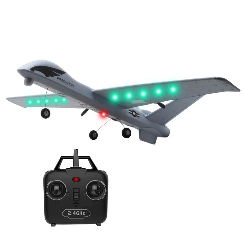 Z51 متوسط RC طائرة رغوة ثابتة الجناح قناتين طائرة شراعية مقاتلة لعبة التحكم عن بعد للأطفال نموذج الطائرات #5