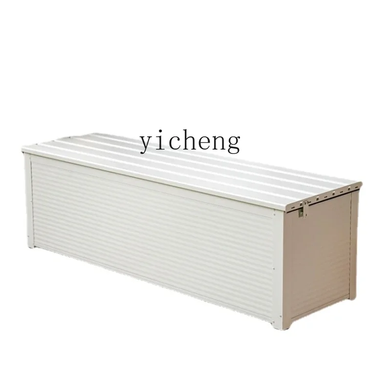 Outdoor Dual Use Stool Cabinet Storage Cabinet Waterproof Courtyard Aluminum Alloy Storage Cabinet