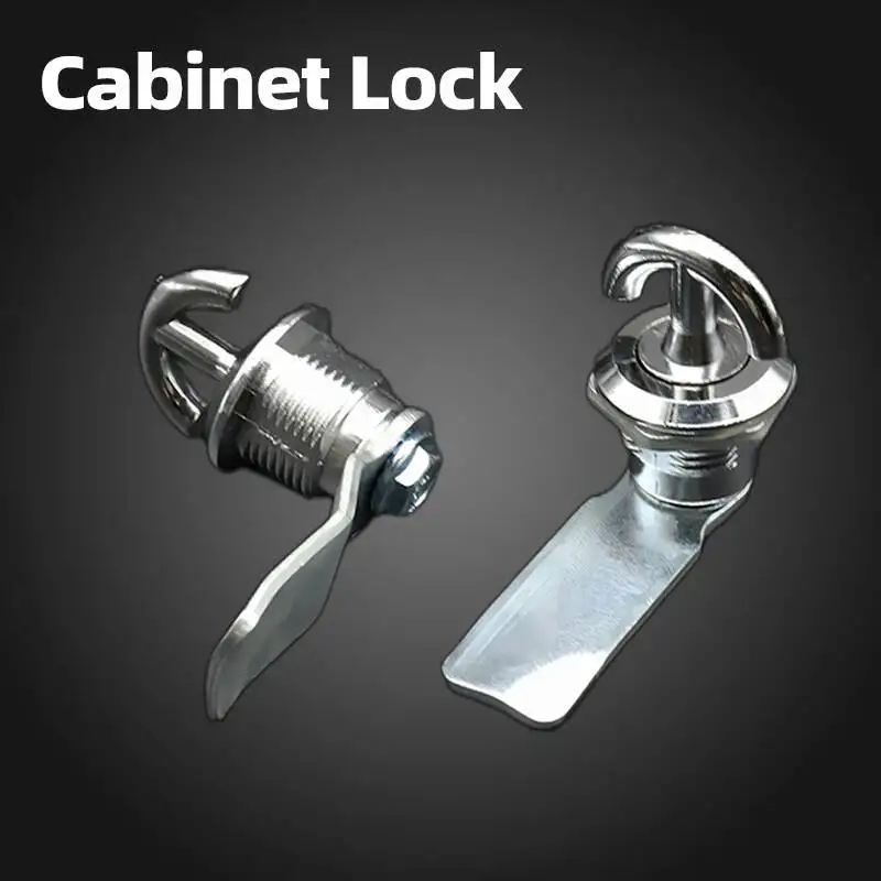 3pcs Cabinet Drawer Lock With Key Furniture Hardware Door For Office Desk Letter Industrial Box Cam Locks