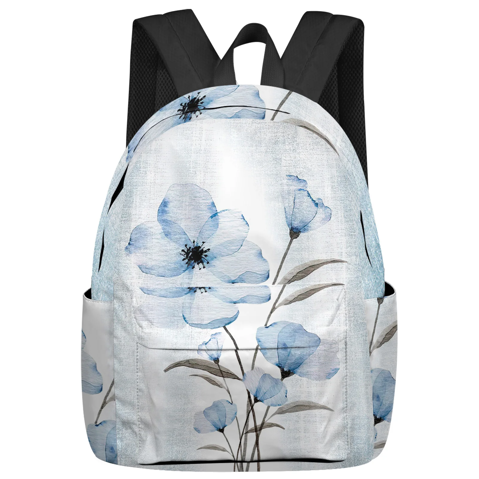 Flower Gradual Retro Women Man Backpacks Waterproof Travel School Backpack For Student Boys Girls Laptop Book Pack Mochilas