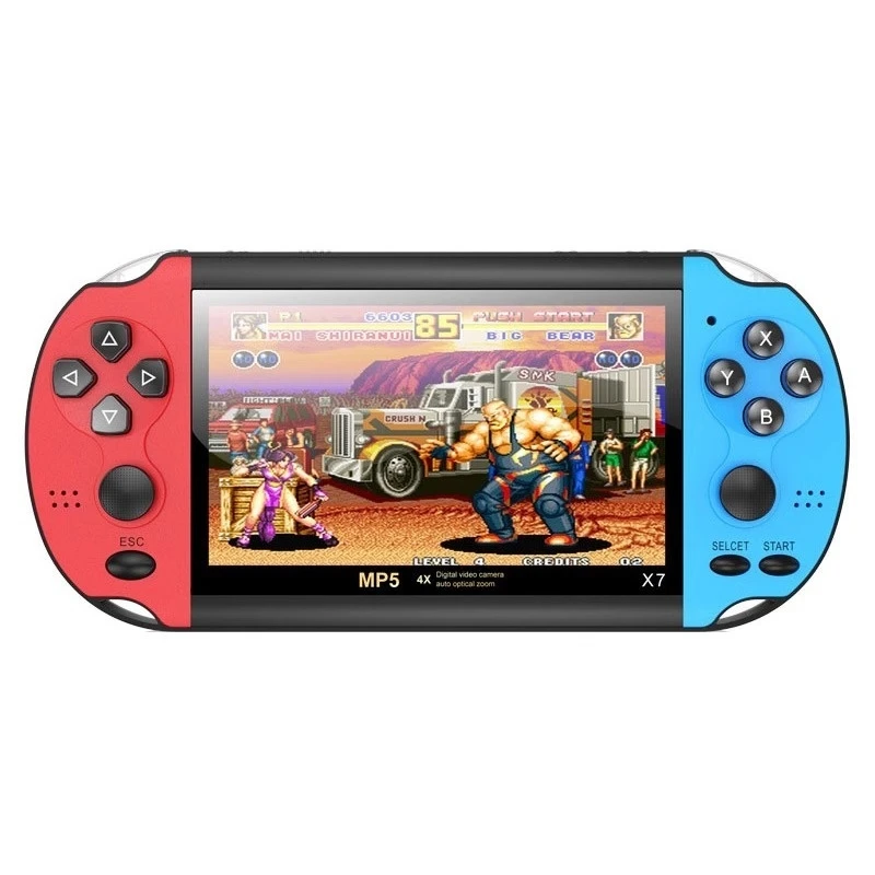 X7 4.3-Inch Handheld Game Console Arcade 10000 Classic Games Retro Handheld Single Player Fc Nostalgic Portable Gba Psp Children