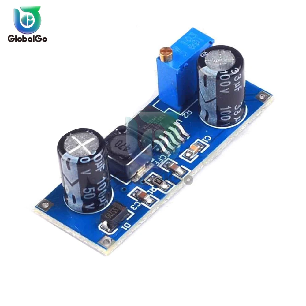 XL7015 DC-DC convertidor Dc Step-down módulo 5V-80V de entrada de voltaje Amplio 7005A LM2596