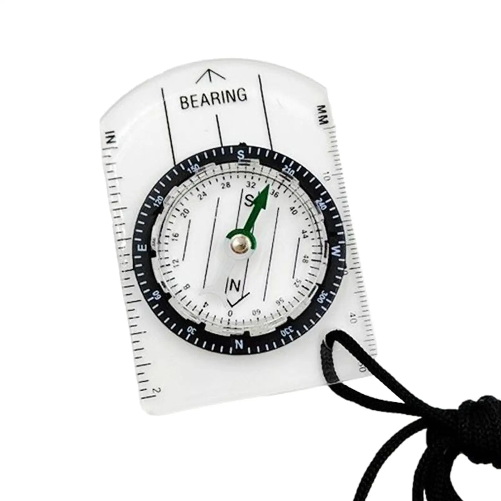 Small Compass Acrylic Survival Gear Compass Portable Compass Outdoor Navigation Tool for Backpacking Hiking Camping Hunting