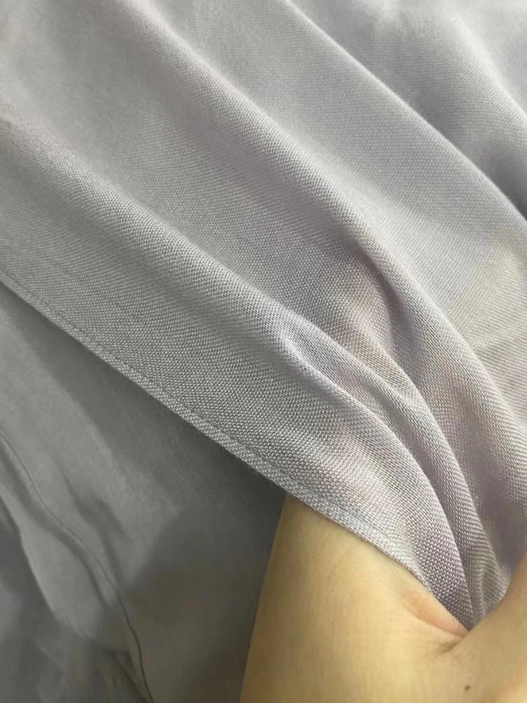 Conjunto de Hijab Mini Modal com Touca Interna, Lenço de Cabeça Básico Elástico de Vestir, Fino, Respirável, Protetor Solar, 165*50cm