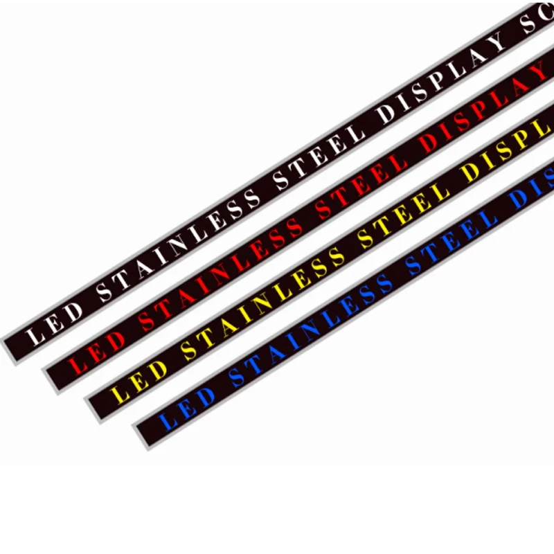 Honghao Custom P1.667 LED Strip Screen Digital Signage Customizable Length Display Advertising Outdoor Indoor